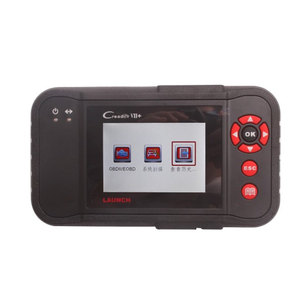 Original Launch Creader VII+ 4 System Auto Code Reader for ABS SRS Transmission and Engine Same as Creader CRP123