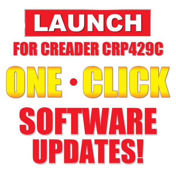 Original Launch Creader CRP429C / CRP429 4 System One Year Update Service
