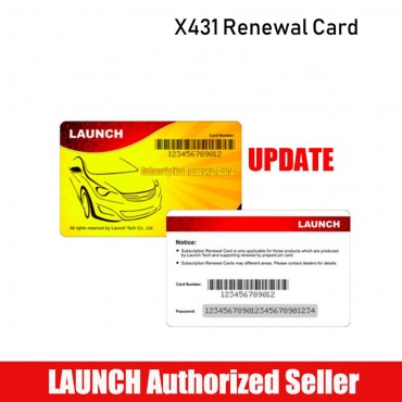 One Year Online Software Update Service for Launch X431 Heavy Duty and X431 HD III Module/ X-431 SmartLink C