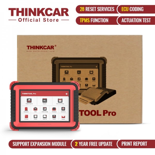 THINKTOOL Pro TPMS ECU Coding Active Test Full System Car Diagnostic Tool 28 Resets Code Reader Car Auto Scanner Key Programming