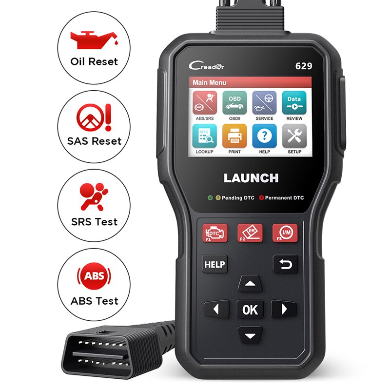 LAUNCH CRE200 OBD2 Scanner Valise Diagnostic Auto Lecteur Code SRS ABS