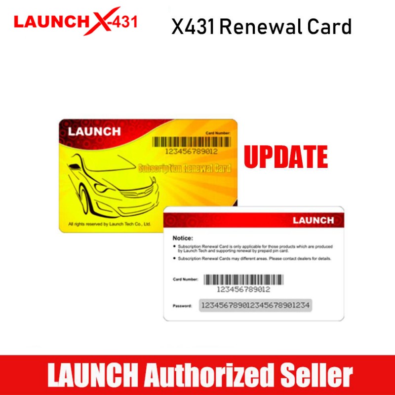 One Year Online Software Update Service for Launch CRP909 /CRP909X / CRP909E(Subscription Only)