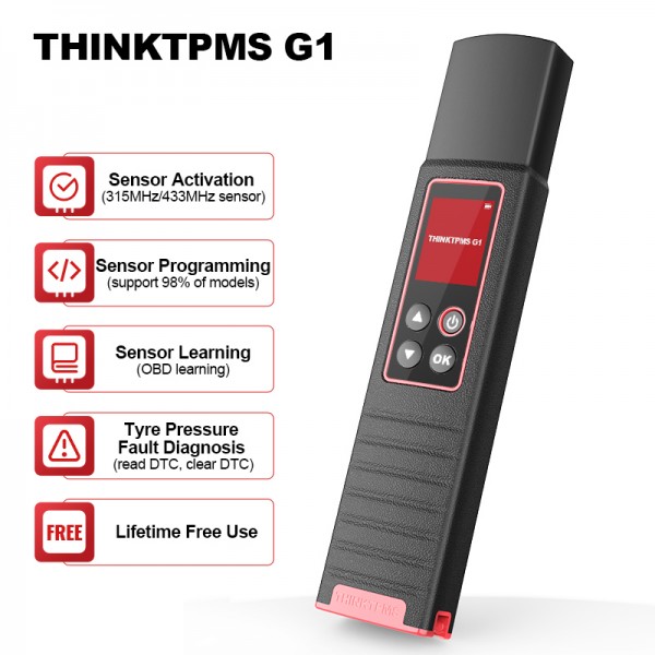 THINKCAR THINKTPMS G1 TPMS Car Tire Pressure Diagnosis Tool Universal Sensor Activation Programming Learning