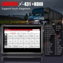 Original Launch X431 V+ HD3 Wifi/Bluetooth Heavy Duty Truck Diagnostic Tool 1 year Free Update Online