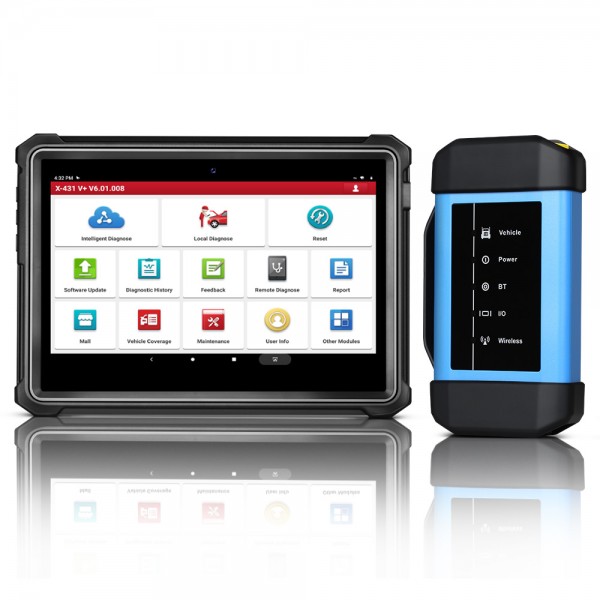 Original Launch X431 V+ HD3 Wifi/Bluetooth Heavy Duty Truck Diagnostic Tool 1 year Free Update Online