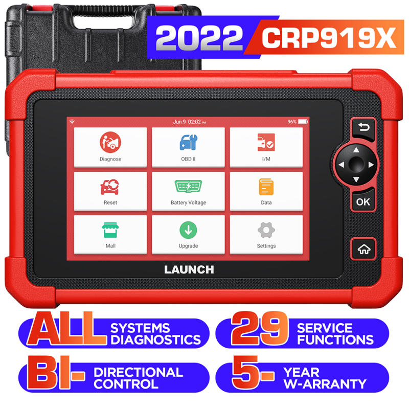 LAUNCH X431 CRP919X Diagnostic Tools Obd2 Scanner Automotive Tools Multi-brand Diagnosis Professional Automotive Scanner