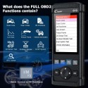 LAUNCH X431 CR619 OBD2 Car Diagnostic Tool Auto Engine ABS SRS Airbag Read Clear Error Code