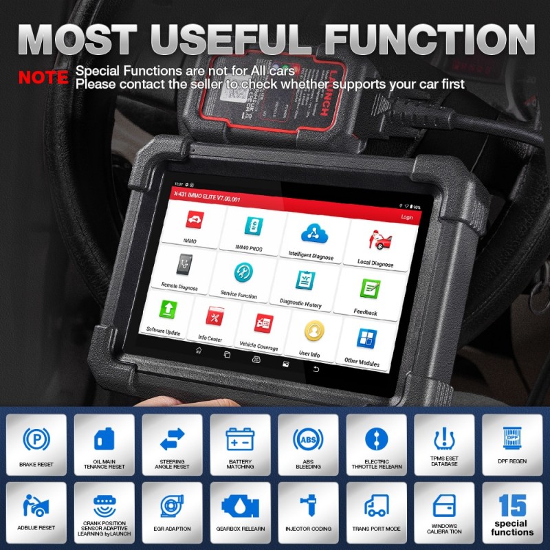 LAUNCH X431 IMMO Elite Car Key Programming Tools OBD OBD2 Full System