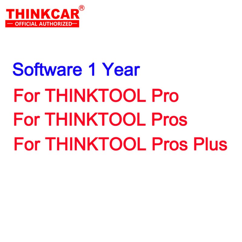 THINKCAR THINKTOOL PRO, PROS, PROS PLUS Software update 1 Year