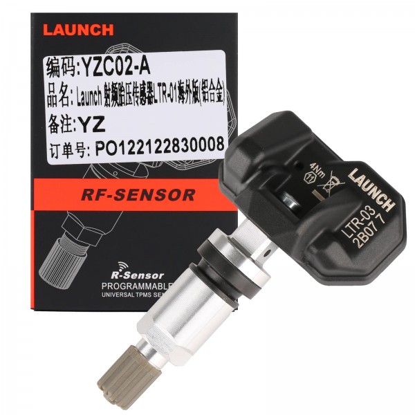 4pcs LAUNCH LTR-03 RF Sensor 315MHz & 433MHz TPMS Sensor Tool Metal & Rubber