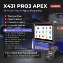 2023 New Launch X431 PRO3 Apex BlueTooth Bi-Directional Diagnostic Scan Tool