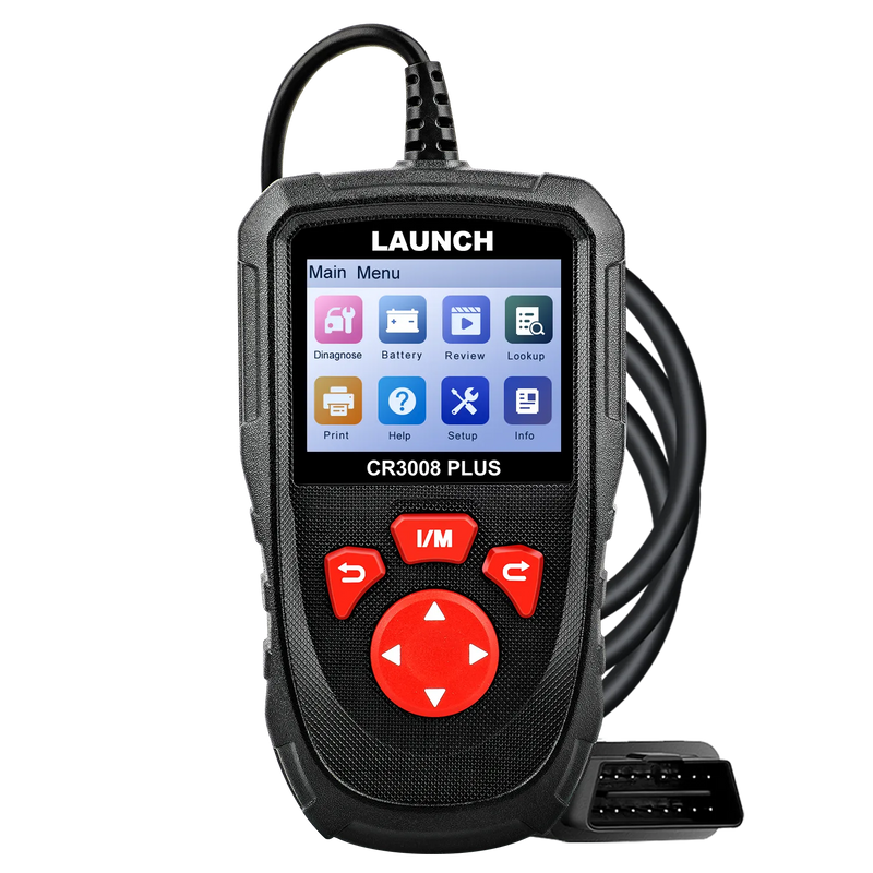 LAUNCH X431 CR3008 PLUS Full OBD2 Diagnostic Tools Car OBD OBD2 Automotive Scanner Check Engine Battery Free Update Online
