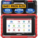 2023 Launch X-431 PROS Elite 8inch Bidirectional Scan Tool with CANFD ECU Coding Full System 32+ Special Function VAG Guide