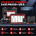 LAUNCH X431 PRO3S+ V5.0 Bi-Directional Scan Tool 31+ Reset Service OE-Level Full System Bluetooth Diagnostic Scanner ECU Coding