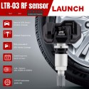 4pcs Launch LTR-03 RF Sensor 315MHz & 433MHz 2 in 1 Universal Programmable TPMS Sensor (Metal Valves/ Rubber Valves)