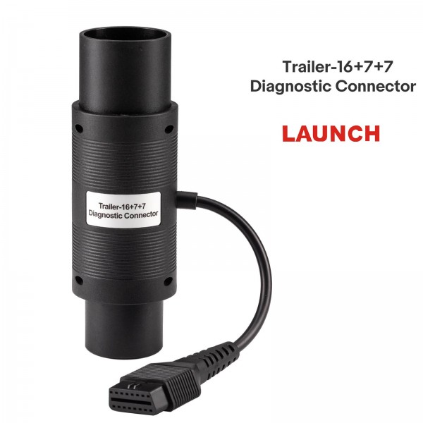 LAUNCH DBScar Trailer-16+7+7 Diagnostic Connector work with LAUNCH X-431 24V CAN adapter expansion module