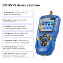 LAUNCH CR HD V2 Commercial Vehicle Code Reader Truck Scanner Supports HD OBD & EOBD Fast Fault Code Reading/Clearing, Battery Check