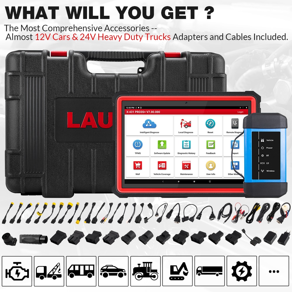 LAUNCH-X431-PRO3S-HDIII-12V-Car24V-Truck-full-system-diagnostic-tools-auto-obd-obd2-code-reader-scanner-pk-X431-V-PRO-MK808-1005001423363499