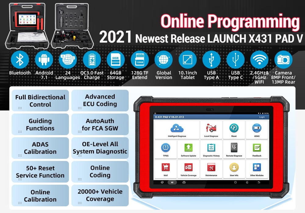 LAUNCH-X431-PAD-V-Online-Programming-Automotive-Full-System-Diagnostic-Tool-Car-OBD2-Code-Reader-Scanner-Active-Test-pk-X431-V-4001084049125