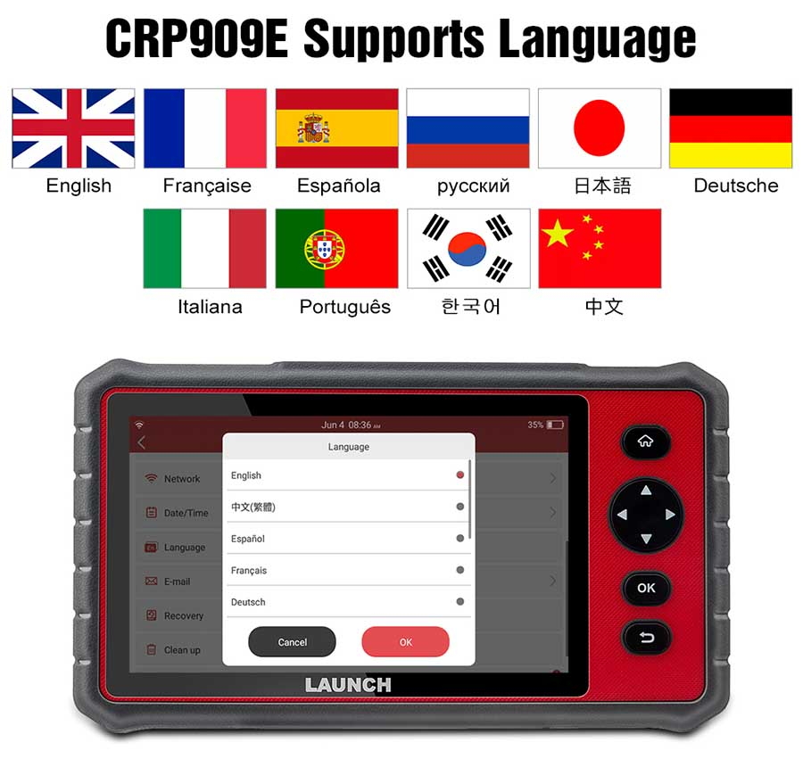 LAUNCH-X431-CRP909E-OBD2-Car-Full-System-Diagnostic-Tool-Code-Reader-Scanner-with-15-Reset-Service-Upgraded-Version-of-CRP909-SC528