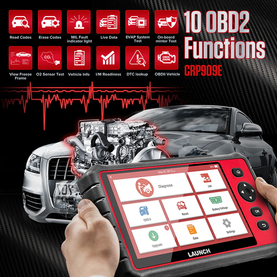 LAUNCH-X431-CRP909E-OBD2-Car-Full-System-Diagnostic-Tool-Code-Reader-Scanner-with-15-Reset-Service-Upgraded-Version-of-CRP909-SC528