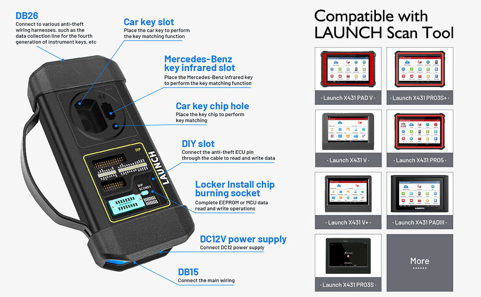 Launch-X431-GIII-X-PROG-3-Advanced-Immobilizer-Key-Programmer-with-Launch-X431-IMMO-Key-Programmer-Remote-Maker-SK413SK368