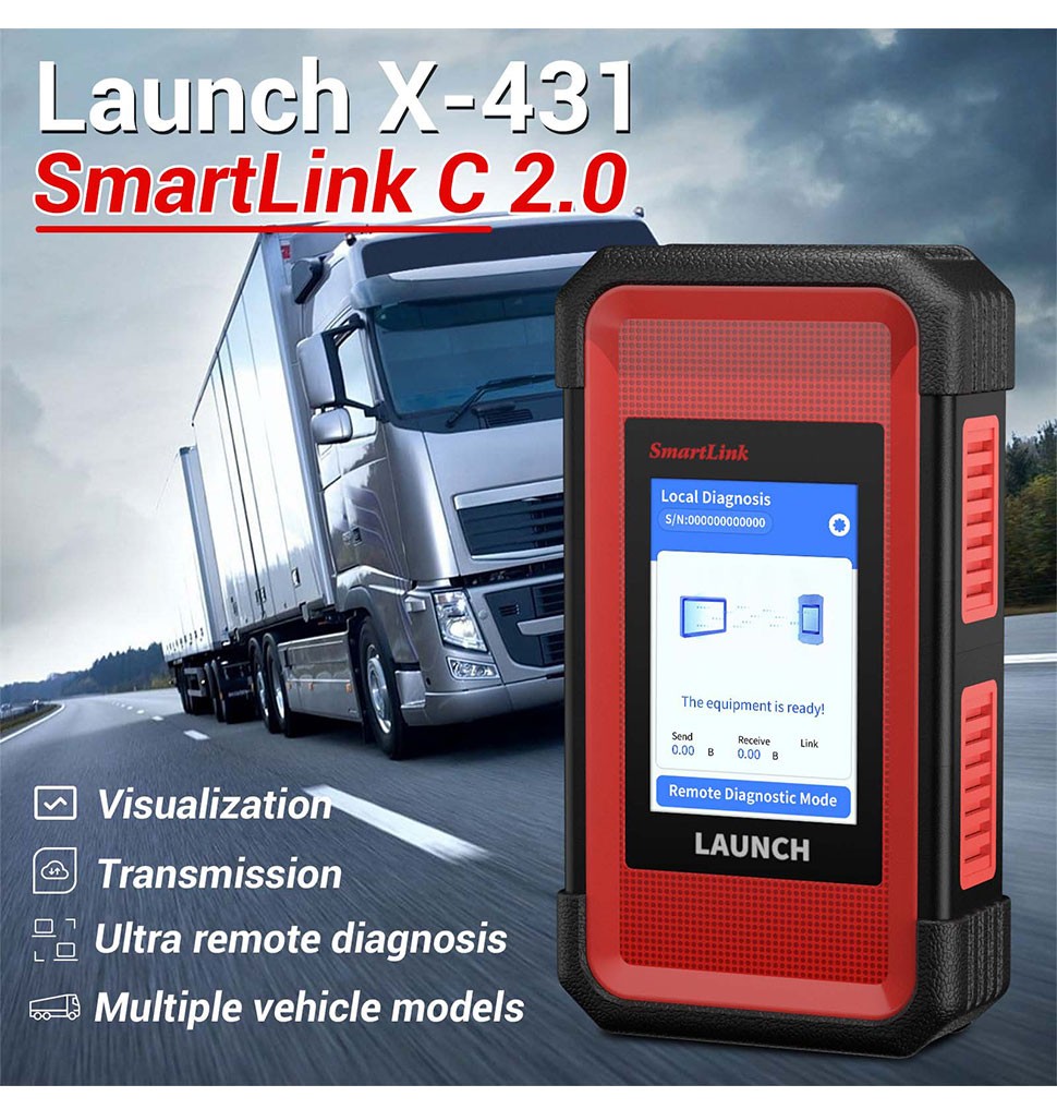 Launch-X431-V-101inch-Tablet-with-X431-Smartlink-C-V20-Heavy-Duty-Module-Adapter-Work-for-Both-12V-24V-Cars-and-Trucks-XN-SP184XN-SH104