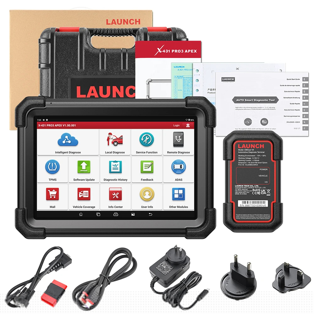 Launch-X431-Pro3-Apex-All-System-Diagnostic-Scan-Tool-for-Mechanics-Online-Coding-Topology-Map-CAN-FD-DoIP-37-Services-SP482-B